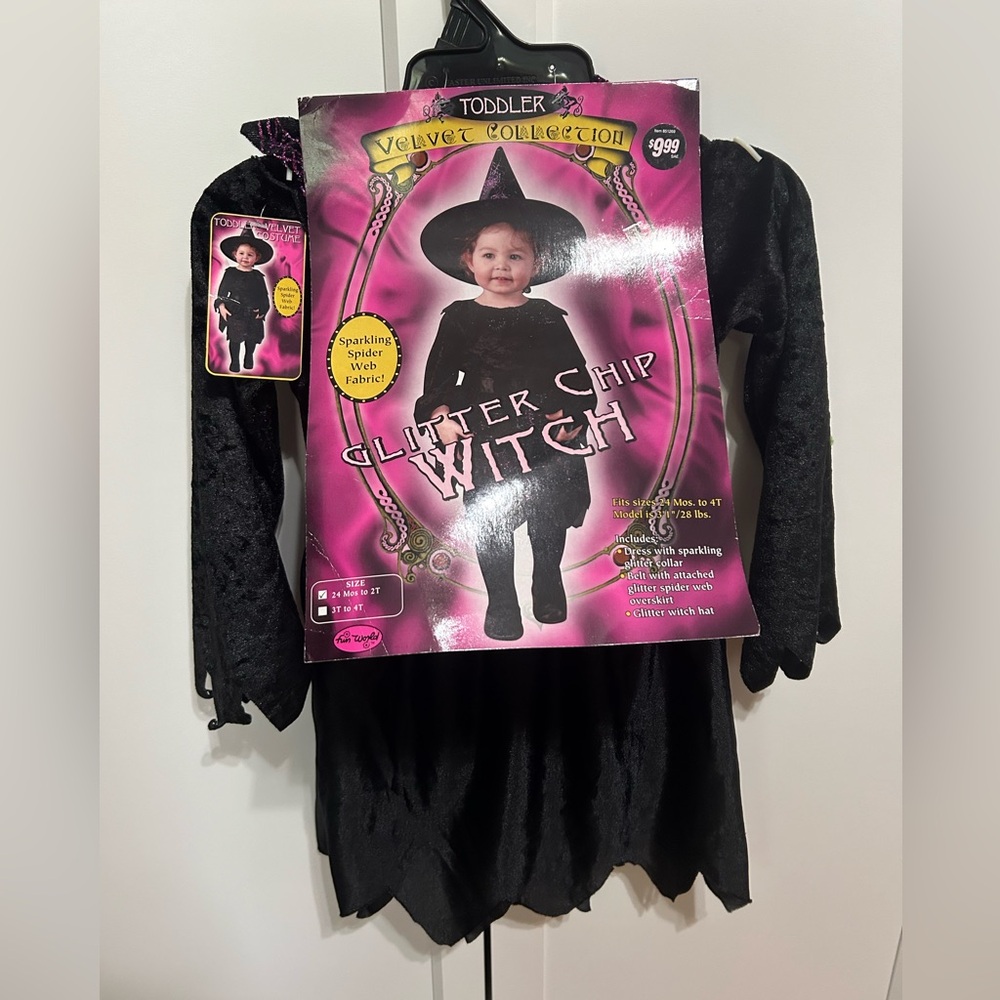 Toddler witch costume